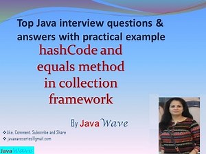 HashCode and equals method in collection framework | Core Java Interview question #hashcode #equals