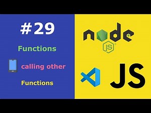 JavaScript for Beginners #29 Functions Calling Other Functions
