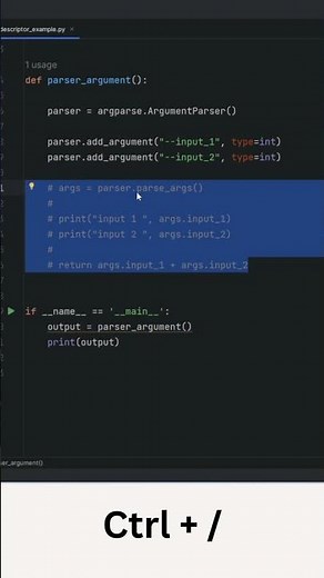 Comment and Uncomment in PyCharm | Python