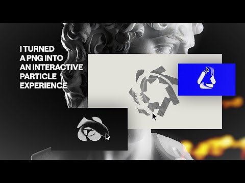 This Logo Melts Into Fluid Particles When You Hover (Perfect For Landing Pages)