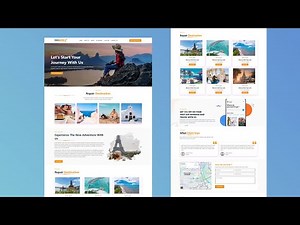 How to Build a Travel Website Using HTML, CSS, and JavaScript - Full Tutorial