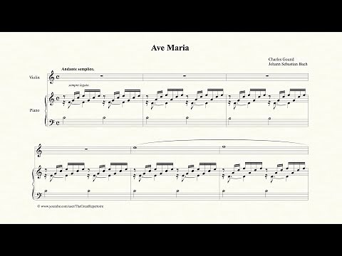 Ave Maria, J.S. Bach, Gounod
