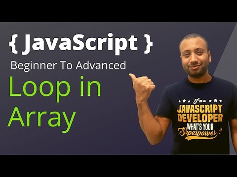 javascript bangla tutorial 35 : How to loop an Array