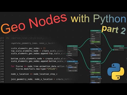 Blender Python Tutorial: How to Use Geometry Nodes to Split and Animate Mesh Faces