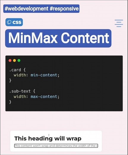🌪 MinMax #css #javascript #html #coding #animation #tips #tricks #how #webdevelopment #ai #animation