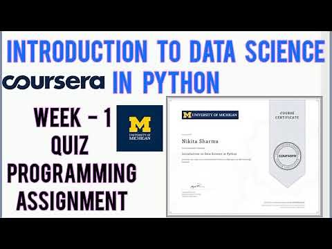 Coursera: Introduction to Data Science in Python Week 1 Quiz Answers and Programming Assignment