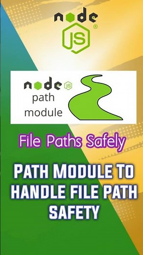 Handle File Paths Safely with the Path Module #coding #development #javascript #dsa