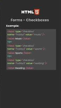 #HTML Checkboxes: How to Let Users Select Multiple #Options