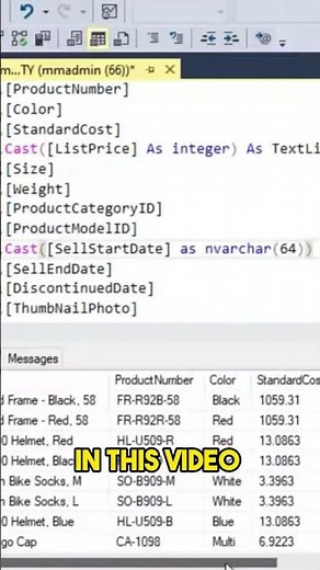 Using Cast and Convert for Azure SQL and SQL Server #dataengineering