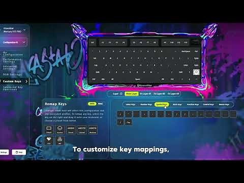 How to Set Up Custom Key Functions | GravaStar Mercury V75 Hall Effect Keyboard | Tutorial