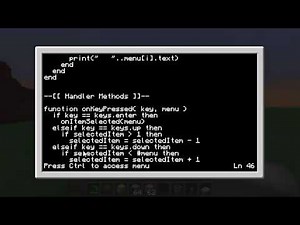 ComputerCraft Tutorial - Menus