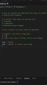Python Interview Question 😱 Mutable vs Immutable Explained in 60 Seconds #shorts#python#hitcodear