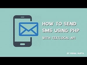 How to send SMS using PHP | Textlocal API