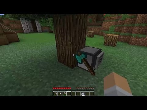 Der erste Arbeitsauftrag für die Turtle: Fälle einen Baum | Auszug aus: Let’s code Minecraft!