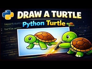 Draw a Turtle Using Python Turtle 🐢 | Creative Coding for Beginners