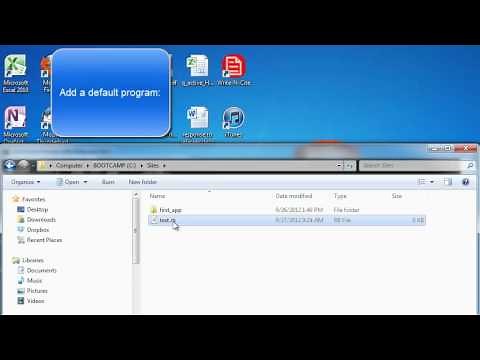 Tutorial: How to write a ruby program in Windows 7