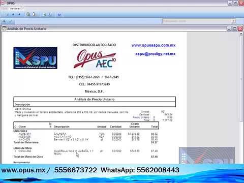 COMPLETE OPUS 2010-3 COURSE AND TRAINING