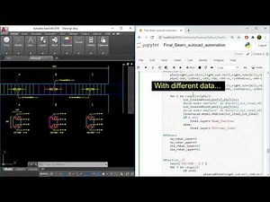 Simple Automation of Drawing on Autocad Using Basic Python