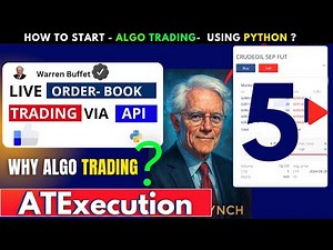 Live order Book Trading position From Trading Broker API | Tutorial Algo trading Using Python🚀