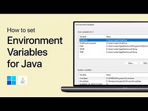 How to Set Environment Variables in Windows for Java - Beginner Guide
