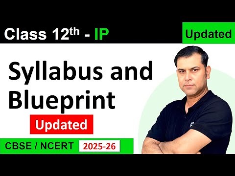 CBSE IP (Information Practices) Complete Syllabus for Class 12th 2025-26 | S4SUREN