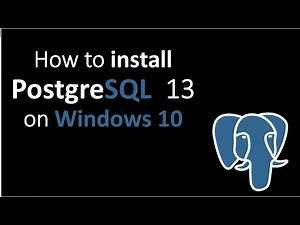 How to install PostgreSQL - 13 on windows 10 | 2020