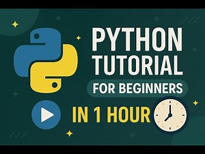 Python Full Course for Beginners in 1 Hour ⏱️ | Learn Python Step-by-Step with Examples #Python