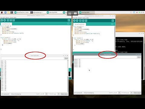 Arduino IDE, open two Serial Monitors