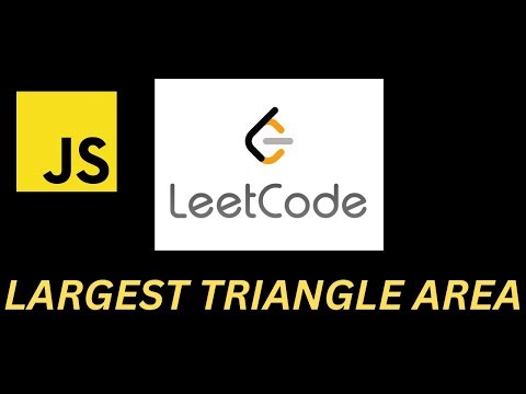 LeetCode 812. Largest Triangle Area (Javascript)