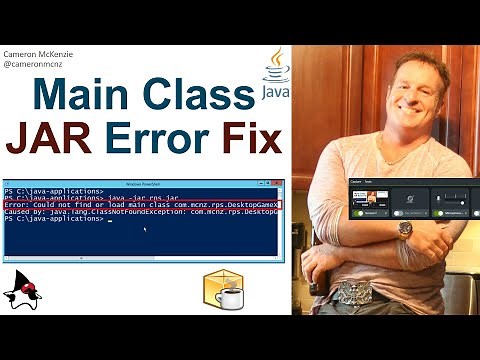 Fix Java's 'Could Not Find or Load Main Class' Jar error