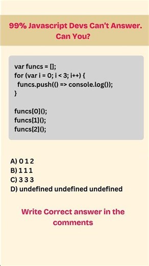Most Developers Get This Wrong 😳🔥 | JavaScript Trick Quiz!