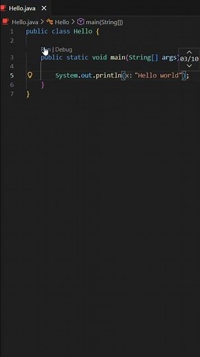 Write Your first Hello World Code in Java