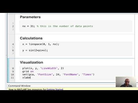 Introduction to MATLAB and Live Scripting