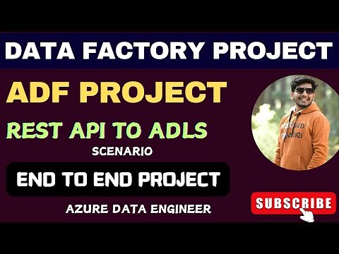 Copy Data From Rest API to ADLS using ADF | Azure data factory project