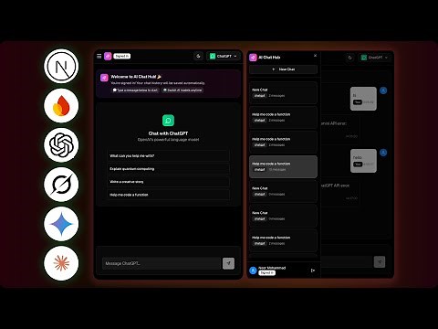 Build a Multi-AI Chat App with Next.js (ChatGPT, Claude, Grok and Gemini Integration) Full Tutorial
