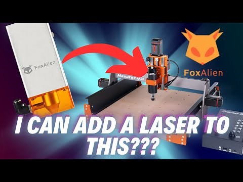 Is this a CNC router AND laser engraver? Fox Alien 20w Laser module | Brett's Laser Garage