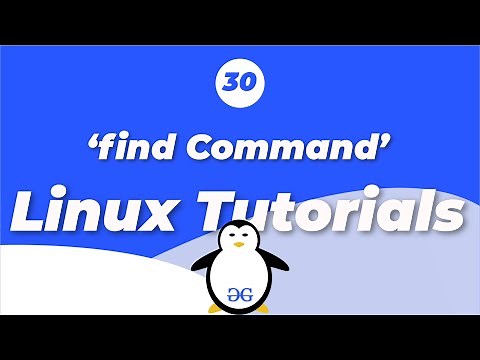 Linux Tutorials | find command | GeeksforGeeks