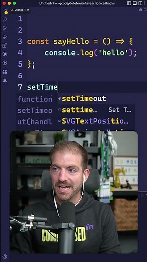 JavaScript Callback Functions Explained in 1 Minute #shorts #webdevelopment