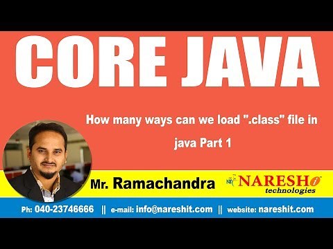 How many ways can we load ".class" file in java Part 1 | Core Java Tutorial