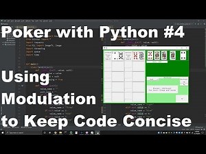 Poker with Python #4 - Using Modulation to Keep Code Concise