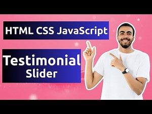 Build a Stunning Testimonial Slider with HTML, CSS, and JavaScript