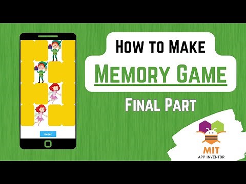 Memory Game App Inventor (Part 2) | Picture Matching Game | Memory Game in MIT App Inventor