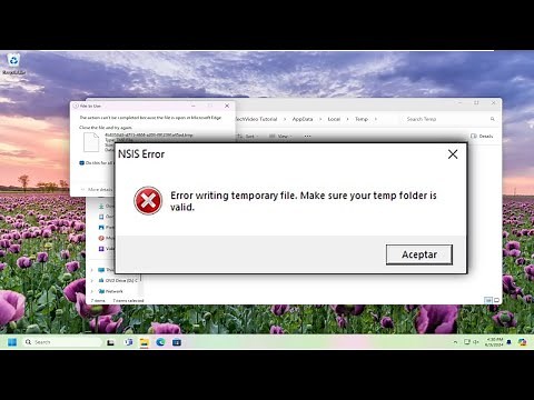Solved - How to Fix NSIS Error Writing Temporary File Problem [Guide]