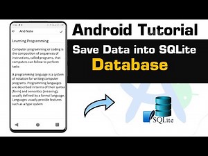 How to insert data into SQLite database in android studio