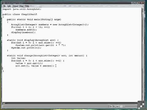 11 05 Passing ArrayLists As Method Arguments