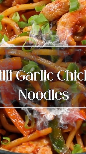 Learn How to make Chilli Garlic Chicken Noodle | Get Curried