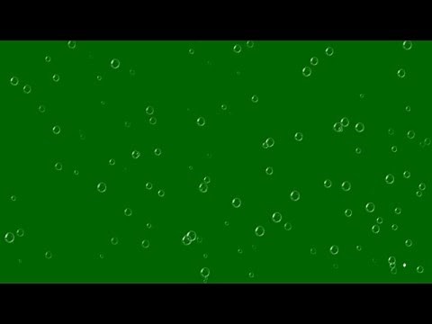 HD Bubbles Green Screen Video
