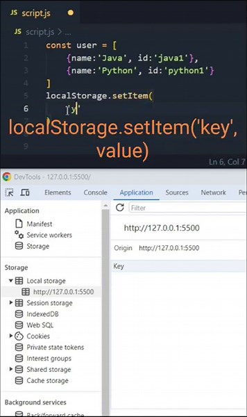 How to use local storage using Javascript. #localstorage #javascript #code