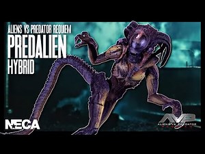 NECA AVPR Alien Vs Predator Requiem Predalien Hybrid Open Mouth Variant Review | ‪@TheReviewSpot‬