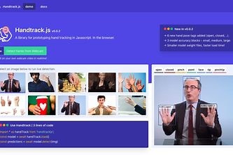 Handtrack.js: A Javascript Library for Handtracking